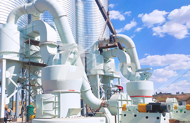 17T/H limestone grinding line in Xinjiang, China