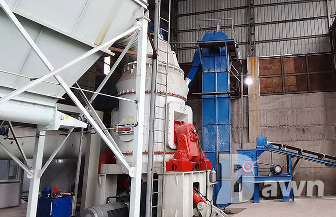 Large-scale activated carbon raw material powder production line