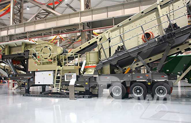 Granite mobile crushing line in Shenzhen, China