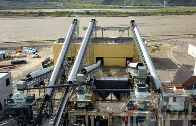 500T/h River Stone Crushing Processing Line
