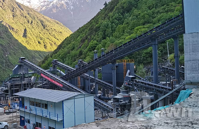 The 100tph Limestone crushing production line