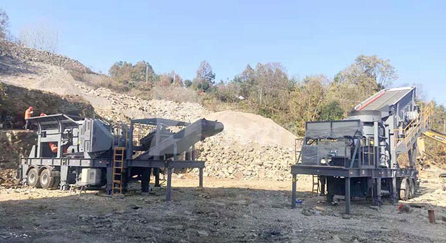 180-250TPH Limestone Portable Crushing Plant