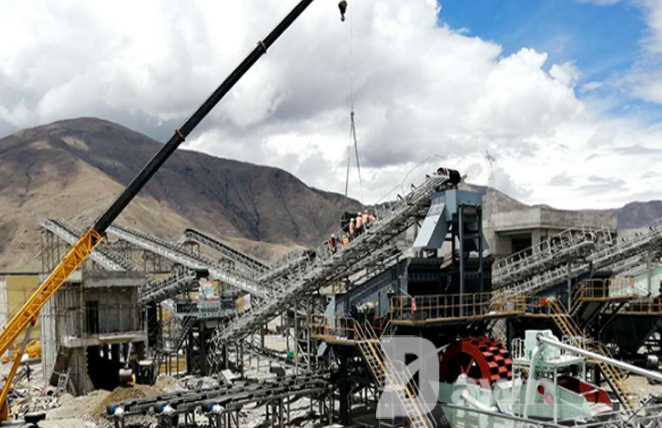 500tph river stone EPC crushing project