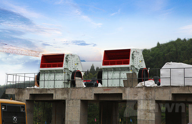 The rockstone crusher plant.