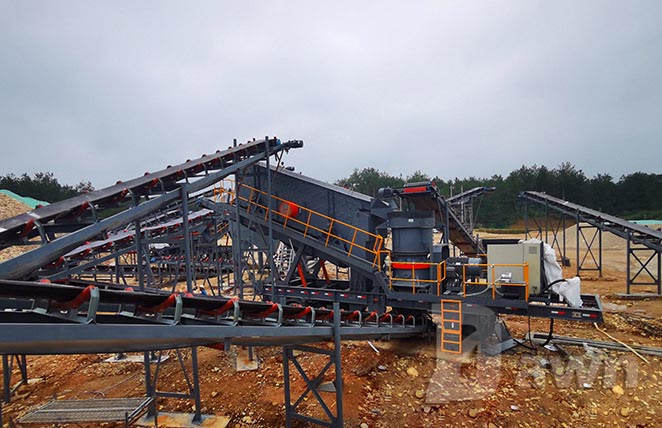 The complete line for stone crushing  machine