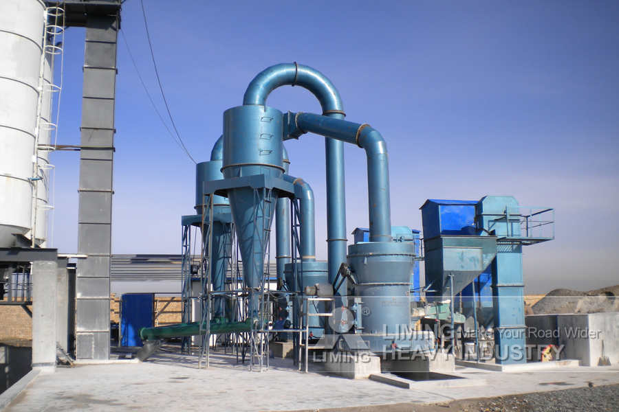 The 1-10tph Grinding Mill Plant for process the bentonite