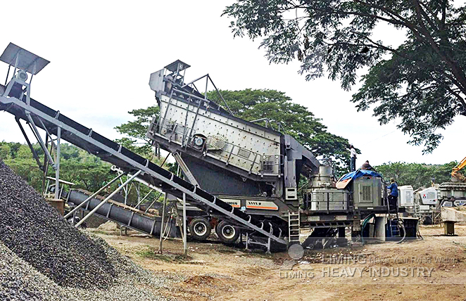 100tph river rock crushing line in Subic, Philippines