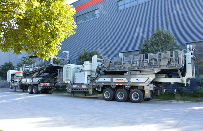 200tph cobble Mobile crushing line in Sichuan Province, China