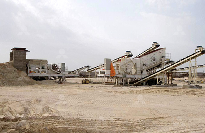 80-100TPH hard stone mobile crushing line in Colombia